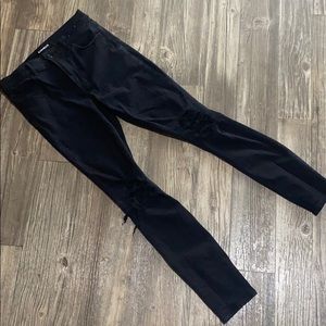 Express High Rise Distressed Legging Jeans